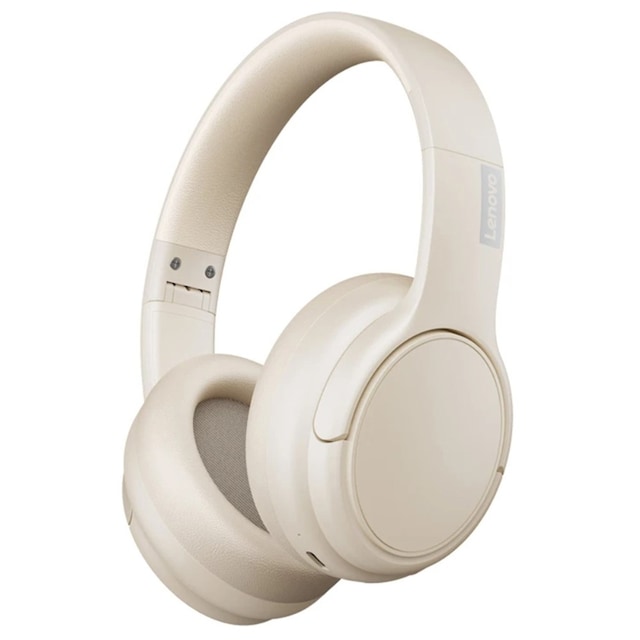 LENOVO Thinkplus TH20 On-Ear Headset Bluetooth-hovedtelefoner - Beige