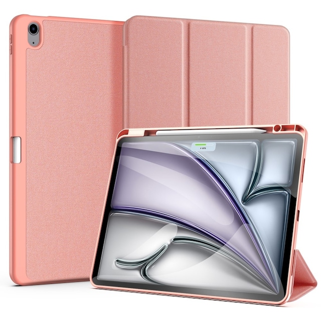 DUX DUCIS Domo iPad Air 13 (2024) Trefoldet stativ - Pink
