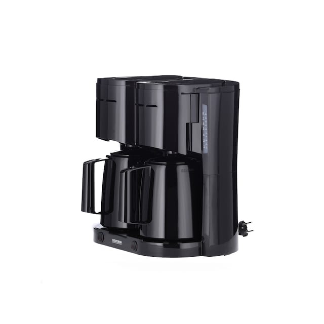 Severin Kaffemaskine dobbelt 1000 watt Sort