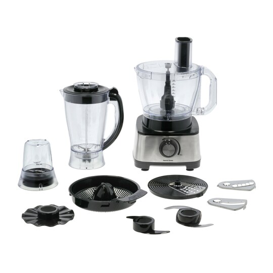 Nordic Sense Foodprocessor 3 liter 1000 watt Stål/Sort