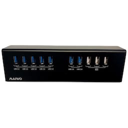 External USB 3.0 Hub, 10x USB-A, 7x USB 3.0, 3x USB 5V/2.1A