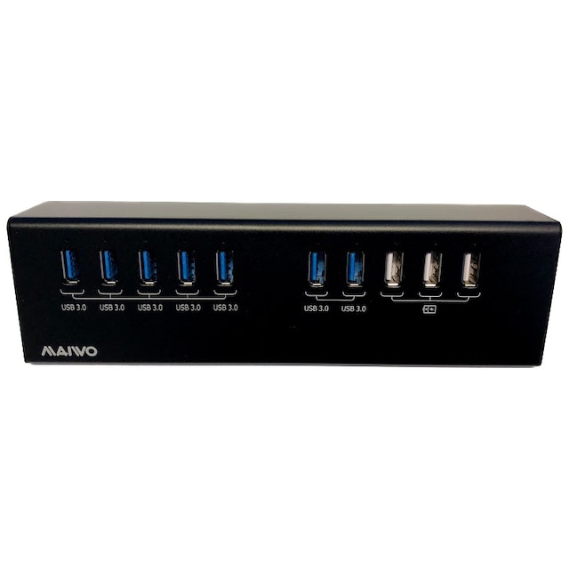 External USB 3.0 Hub, 10x USB-A, 7x USB 3.0, 3x USB 5V/2.1A