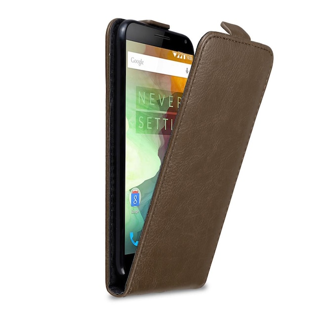 OnePlus 2 Pungetui Flip Cover (Brun)
