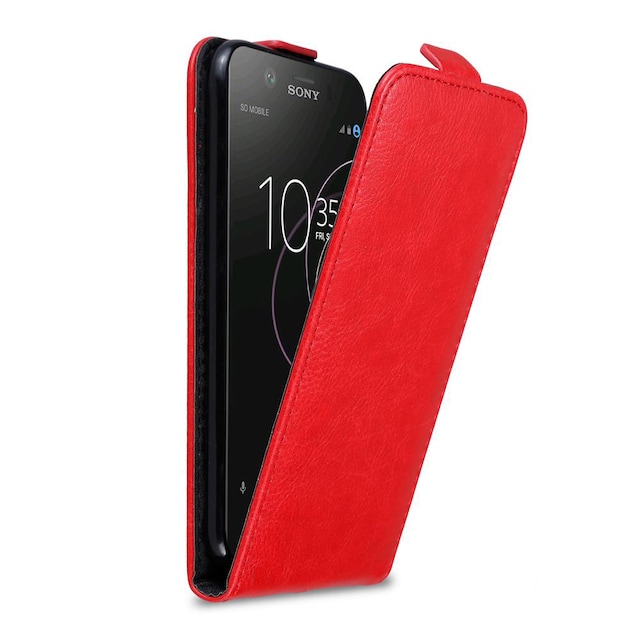 Sony Xperia XZ1 Pungetui Flip Cover (Rød)
