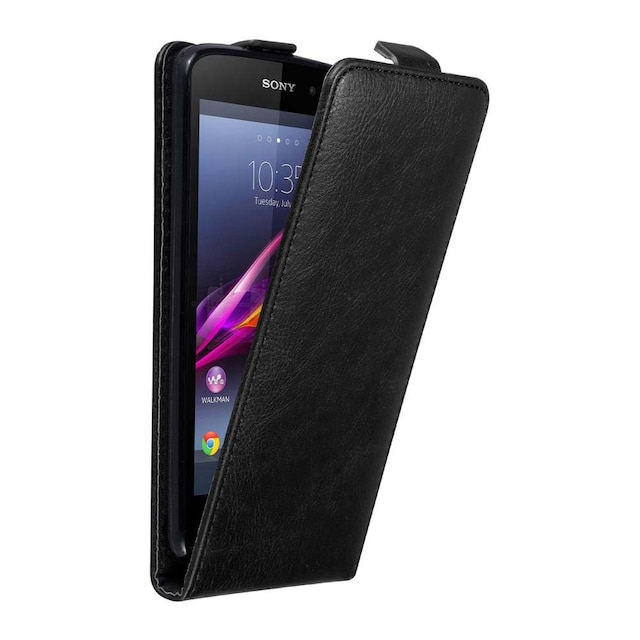 Sony Xperia Z1 Pungetui Flip Cover (Sort)