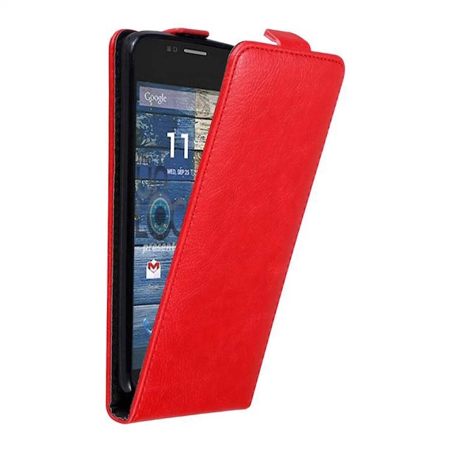 Motorola MOTO G2 Pungetui Flip Cover (Rød)