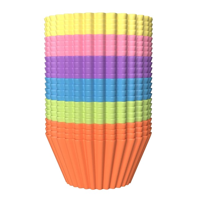 24x Muffinsforme af silikone Cupcakeforme