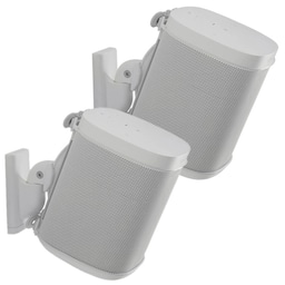 SANUS Wall Mount for Sonos One SL Play:1 Play:3 Pair White