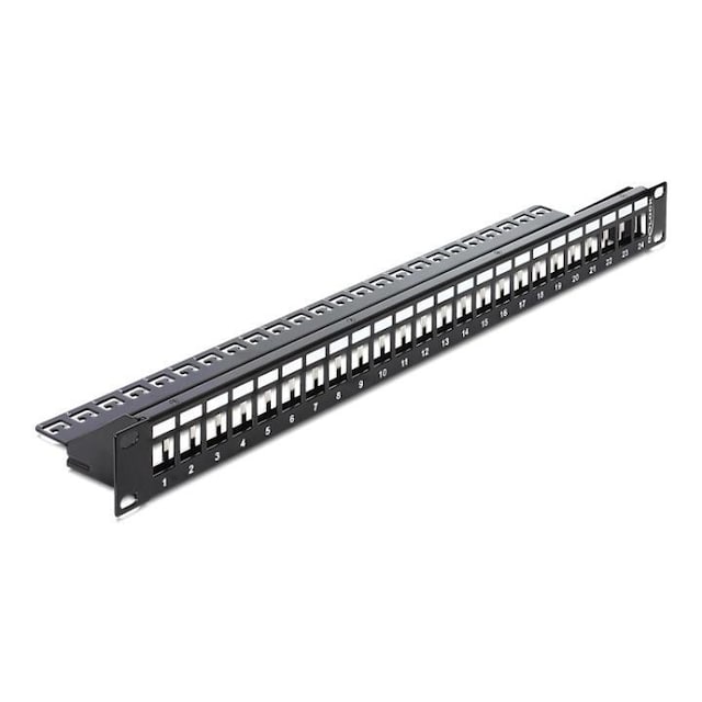 Delock 19"" Keystone Patch Panel 24 Port sort