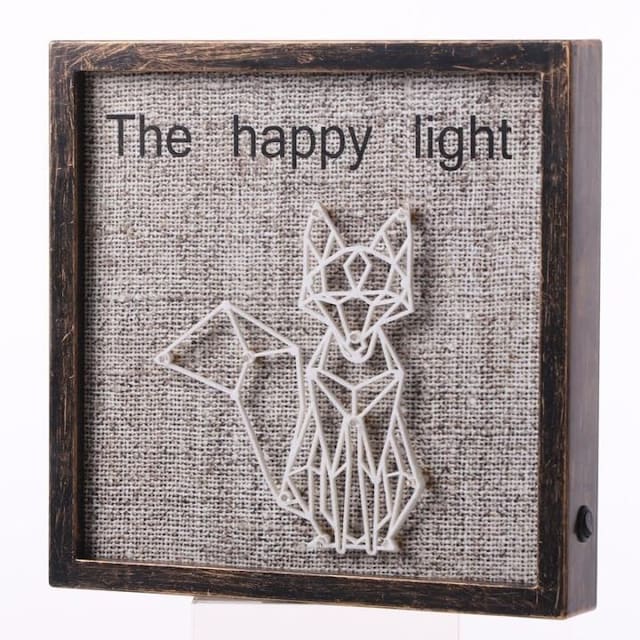 The Happy Light, bræt med LED-lys, Fox