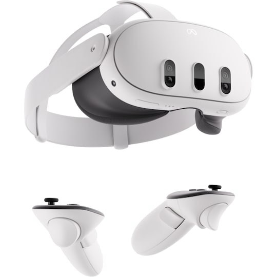 Meta Quest 3 VR bærbart headset (128 GB) - Renoveret