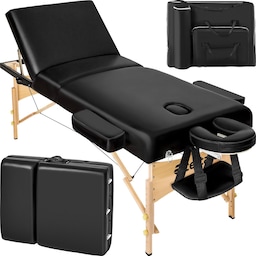 Massagebriks med 3 zoner 10cm polstring + taske - sort