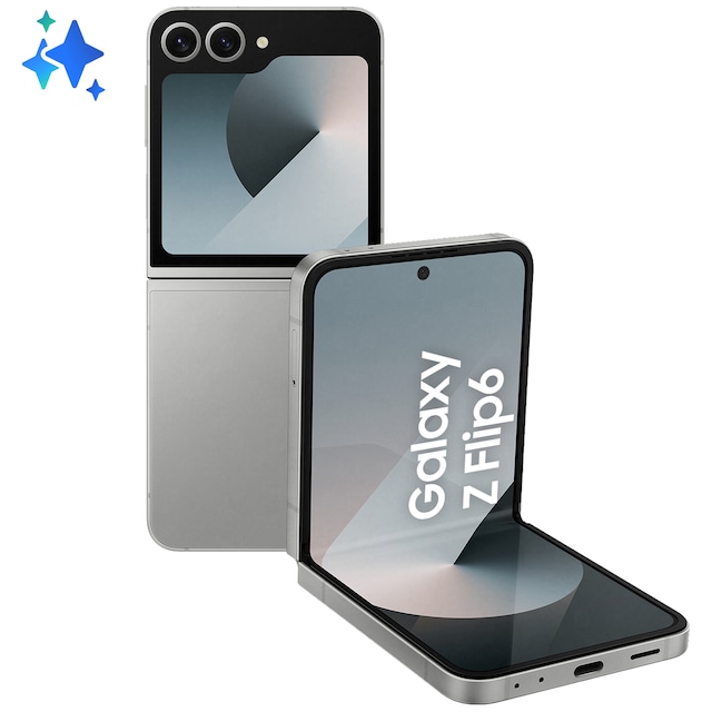 Samsung Galaxy Z Flip6 5G smartphone 12/256GB (sølv)