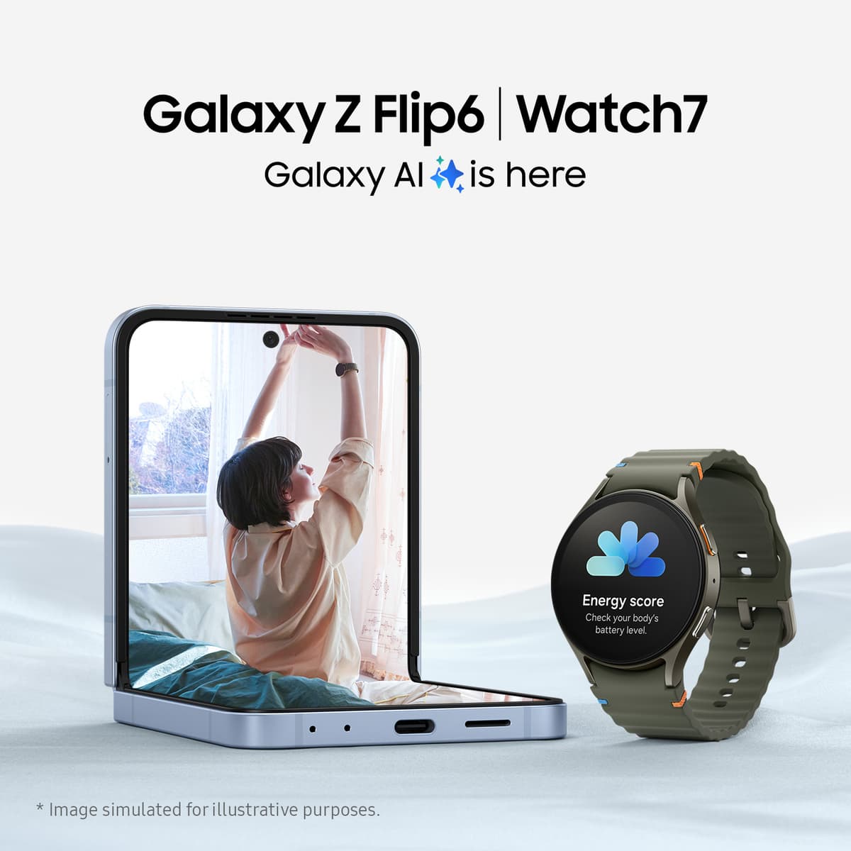 Galaxy Watch 7 44mm BT (sølv)