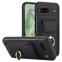 For Google Pixel 8a Kickstand Case Phone Cover with Card Slots