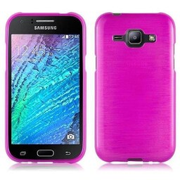 Samsung Galaxy J1 2015 Cover Etui Case (Lyserød)