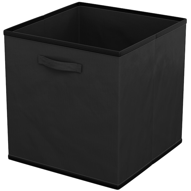 6x Sammenklappelig opbevaringsboks til tøj (sort)
