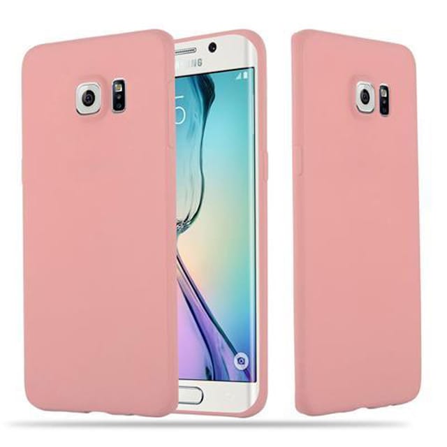 Cover Samsung Galaxy S6 EDGE Etui Case (Lyserød)