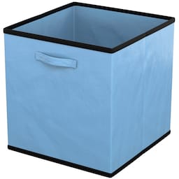 6x Sammenklappelig opbevaringsboks til tøj (blå)