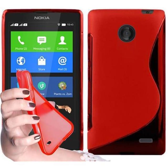 Nokia X Etui Case Cover (Rød)