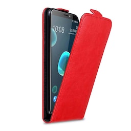 HTC Desire 12 PLUS Pungetui Flip Cover (Rød)