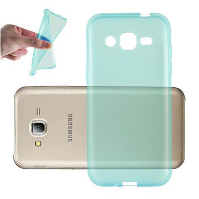 Samsung Galaxy J2 2015 Cover TPU Etui (Blå)