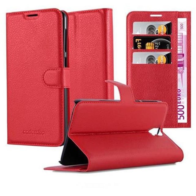 HTC ONE E9 PLUS Pungetui Cover Case (Rød)