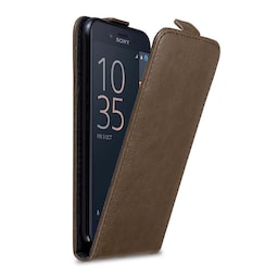 Sony Xperia X COMPACT Pungetui Flip Cover (Brun)