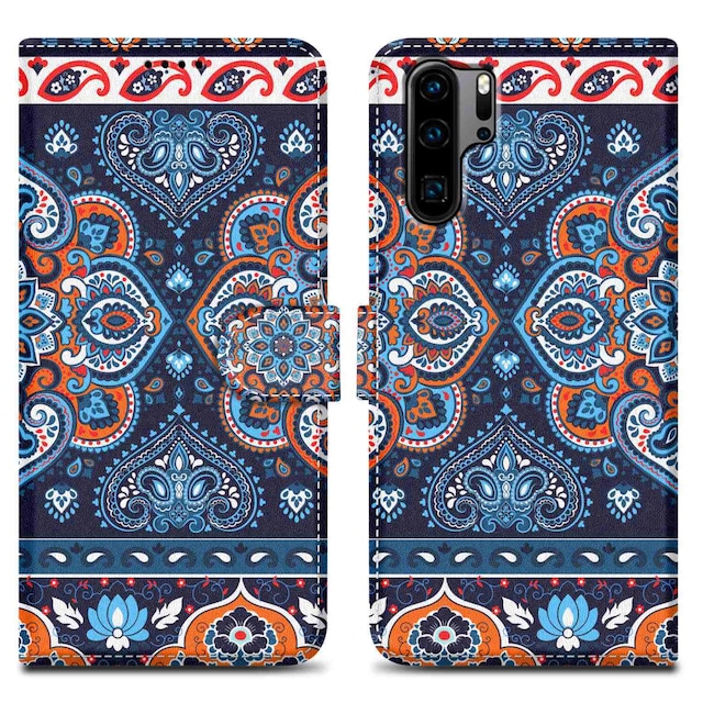 Huawei P30 PRO Pungetui Cover Case (Blå)