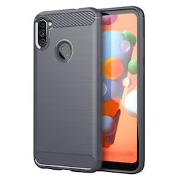 Samsung Galaxy A11 / M11 Cover TPU Etui (Grå)