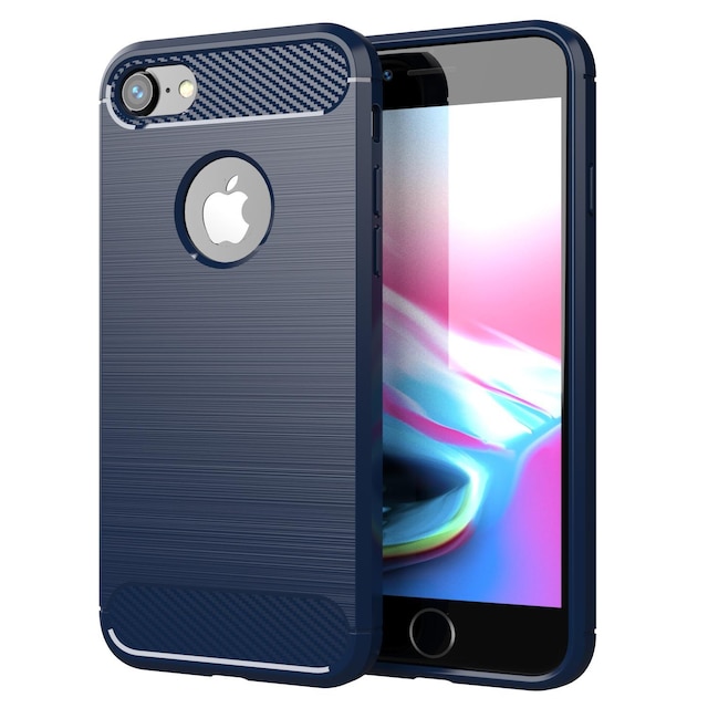 iPhone 7 / 7S / 8 Cover TPU Etui (Blå)