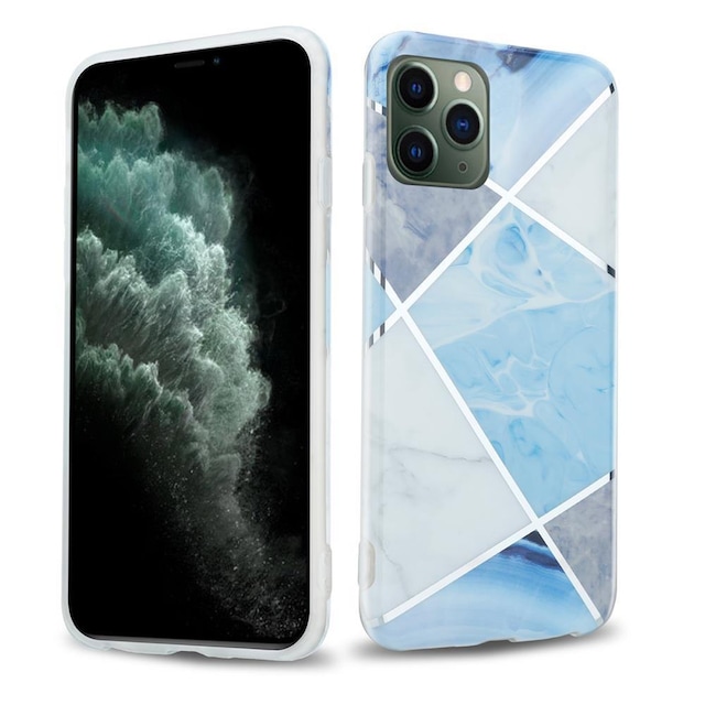 iPhone 12 MINI Pungetui Cover Case (Blå)