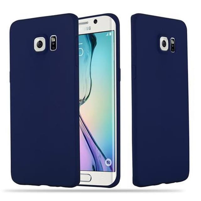 Cover Samsung Galaxy S6 EDGE Etui Case (Blå)