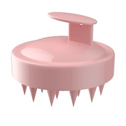 Silikone-massagebørste til hovedbunden (pink)