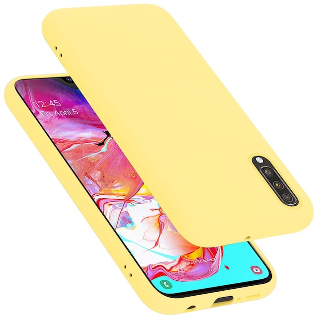 Samsung Galaxy A70 / A70s Cover Etui Case (Gul)