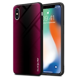 Cover iPhone X / XS Etui Case (Lyserød)