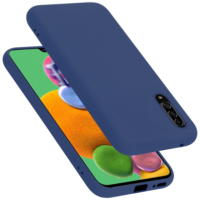 Samsung Galaxy A90 5G Cover Etui Case (Blå)