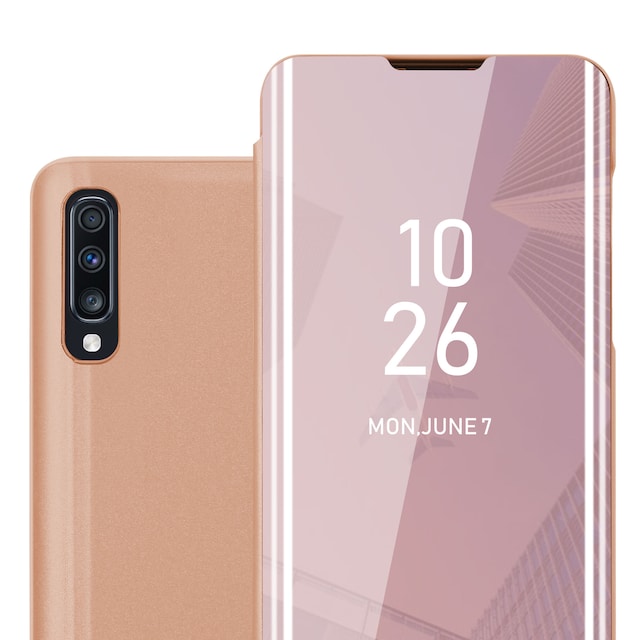 Samsung Galaxy A70 / A70s Pungetui Cover Case (Lyserød)