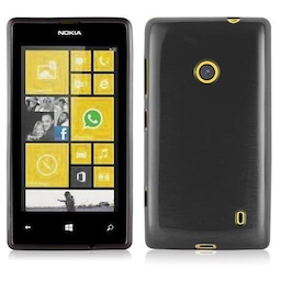 Nokia Lumia 525 Cover Etui Case (Sort)