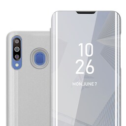 Samsung Galaxy M30 / A40s Pungetui Cover Case (Sølv)