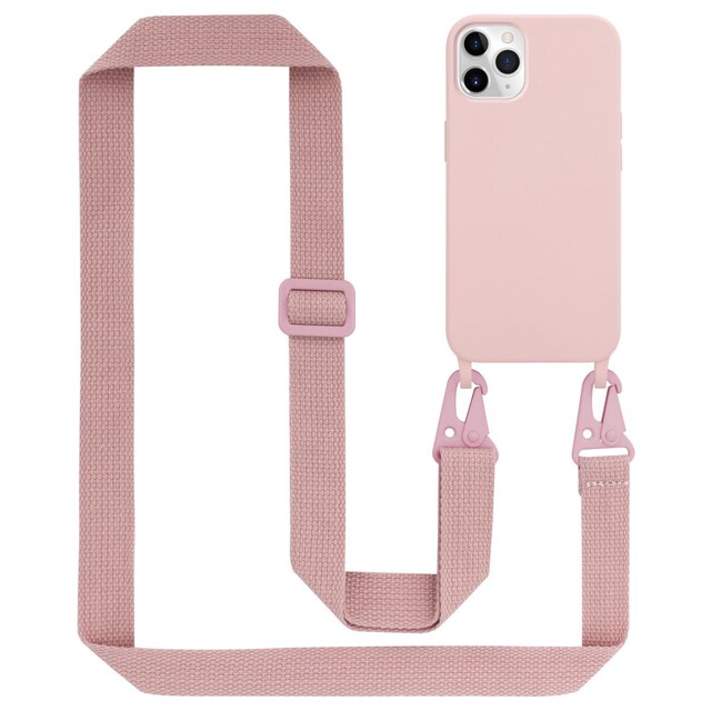 iPhone 11 PRO Etui Cover Kæde (Lyserød)