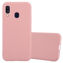 Cover Samsung Galaxy A40 Etui Case (Lyserød)