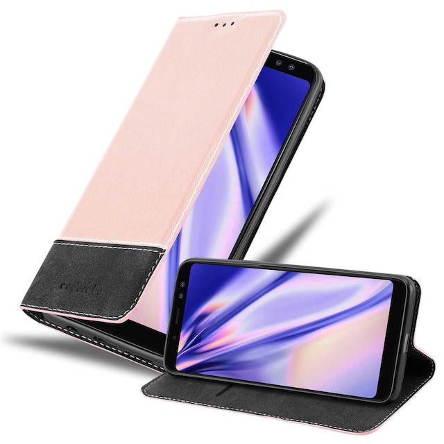 Samsung Galaxy A8 2018 Etui Case Cover (Lyserød)
