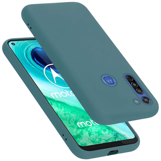 Motorola MOTO G8 Cover Etui Case (Grøn)