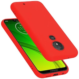 Motorola MOTO G7 POWER Cover Etui Case (Rød)