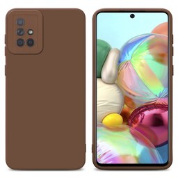 Cover Samsung Galaxy A71 4G Etui Case (Brun)