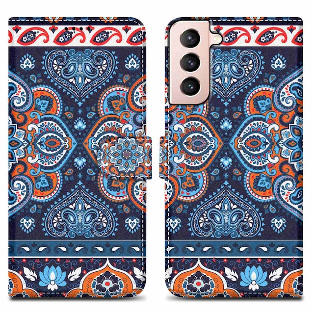 Samsung Galaxy S21 PLUS Pungetui Cover Case (Blå)
