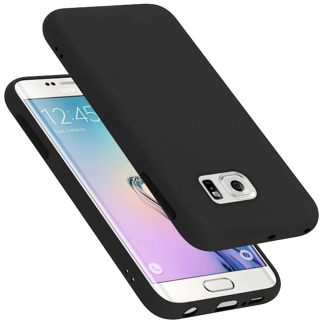 Samsung Galaxy S6 EDGE PLUS Cover Etui Case (Sort)
