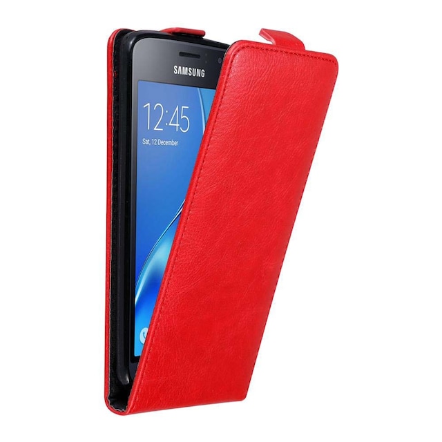 Samsung Galaxy J1 2016 Pungetui Flip Cover (Rød)