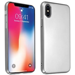 iPhone X / XS Cover Etui Case (Sølv)